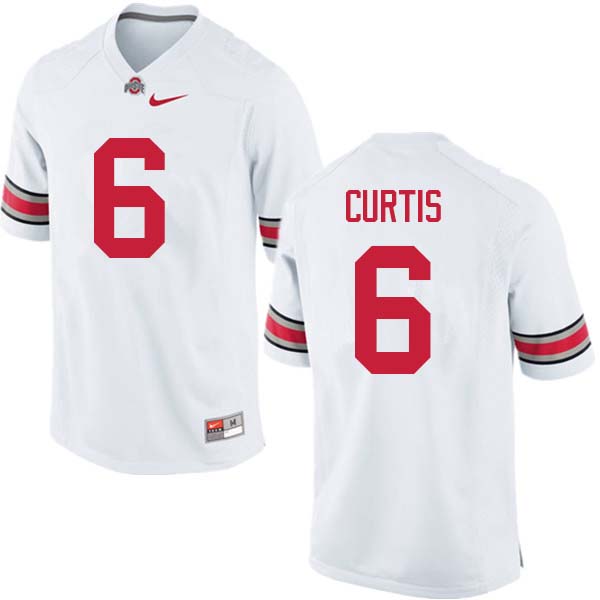 Men #6 Kory Curtis Ohio State Buckeyes College Football Jerseys Sale-White